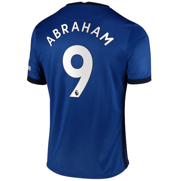 Maglia Chelsea NO.9 Abraham Prima 20/21 Blu